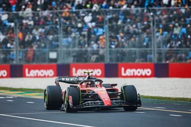 55 Carlos Sainz ESP, Scuderia Ferrari , F1 Grand Prix of Australia at Albert Park Circuit on April 1, 2023 in Melbourne, Australia Photo by HOCH ZWEI Melbourne Australia