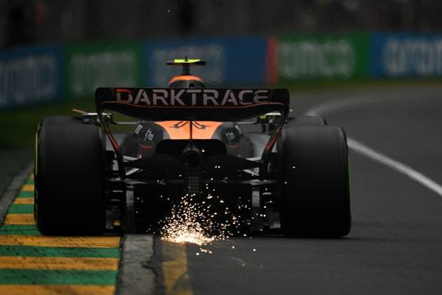 F1 Grand Prix of Australia -- Qualifying Lando Norris of the United Kingdom drives the McLaren during the Formula 1 practice ahead of the 2023 Formula 1 Australian Grand Prix at Albert Park in Melbourne on the 1st of April, 2023. Melbourne Australia  Copyright: xMorganxHancockx originalFilename:hancock-f1grandp230401_npnQY.jpg