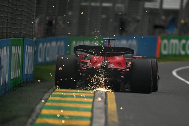 F1 Grand Prix of Australia -- Qualifying Charles Leclerc of Monaco drives the Ferrari during the Formula 1 practice ahead of the 2023 Formula 1 Australian Grand Prix at Albert Park in Melbourne on the 1st of April, 2023. Melbourne Australia  Copyright: xMorganxHancockx originalFilename:hancock-f1grandp230401_npPIQ.jpg