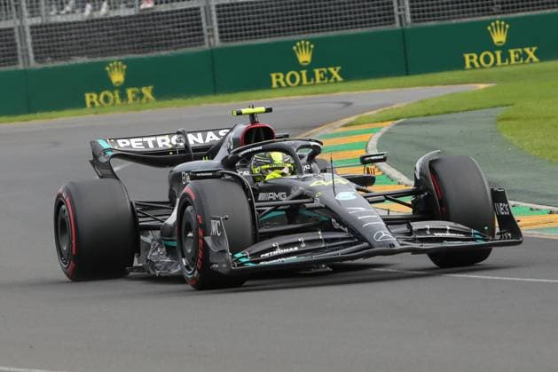 April 1, 2023: LEWIS HAMILTON during Qualifying at the Australian Formula One Grand Prix on April 01, 2023 in Melbourne, Australia - ZUMAa155 20230401_zaa_a155_069 Copyright: xChristopherxKhouryx