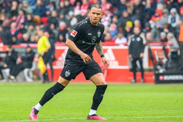 Juan Jose Perea VfB Stuttgart, 11 , exempt, GER, 1 FC Union Berlin vs VfB Stuttgart, Bundesliga, 26 Spieltag, Saison Spielzeit 2022 2023, 01 04 2023, DFL REGULATES PROHIBIT ANY USE OF PHOTOGRAPHS AS IMAGE SEQUENCES AND OR QUASI VIDEO, GER, Berlin, 1 FC Union Berlin vs VfB Stuttgart, 26 Spieltag, 1 Bundesliga, Saison Spielzeit 2022 2023, 01 04 2023, Berlin Copyright: xUwexKoch Eibner-Pressefotox EP_UKH