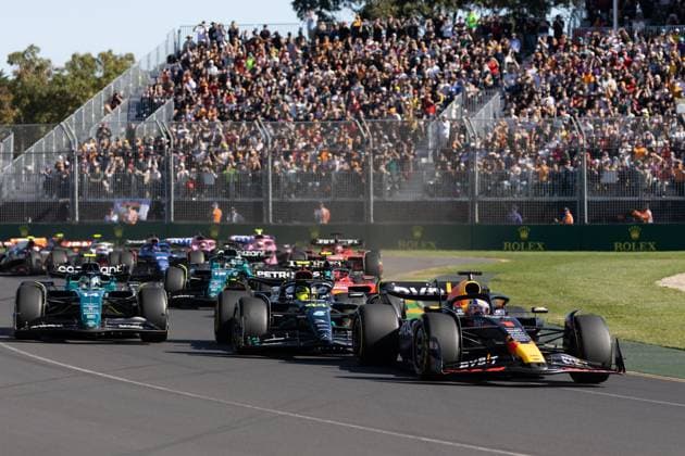 MELBOURNE, AUSTRALIA - APRIL 02: Max Verstappen (1) driving for Oracle Red Bull Racing during The Australian Formula One Grand Prix on April 02, 2023, at The Melbourne Grand Prix Circuit in Albert Park, Australia. (Photo by Dave Hewison Speed Media Icon Sportswire) AUTO: APR 02 F1 - Australian Grand Prix Icon23040228198