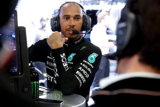 44 Lewis Hamilton (GBR, Mercedes-AMG Petronas F1 Team), F1 Grand Prix of Australia at Albert Park Circuit on April 2, 2023 in Melbourne, Australia. (Photo by HOCH ZWEI) Melbourne Australia