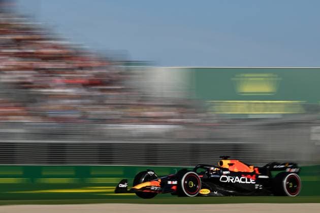AUSTRALIAN F1 GRAND PRIX, Max Verstappen of Red Bull Racing during the 2023 Australian Grand Prix at the Albert Park Circuit in Melbourne, Sunday, April 2, 2023. ( NO ARCHIVING, EDITORIAL USE ONLY, NO USE IN BOOKS WITHOUT CONSENT MELBOURNE VICTORIA AUSTRALIA  Copyright: xJAMESxROSSx 20230402001782094228