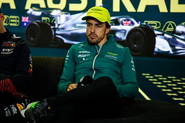 14 Fernando Alonso (ESP, Aston Martin Aramco Cognizant F1 Team), F1 Grand Prix of Australia at Albert Park Circuit on April 2, 2023 in Melbourne, Australia. (Photo by HOCH ZWEI) Melbourne Australia