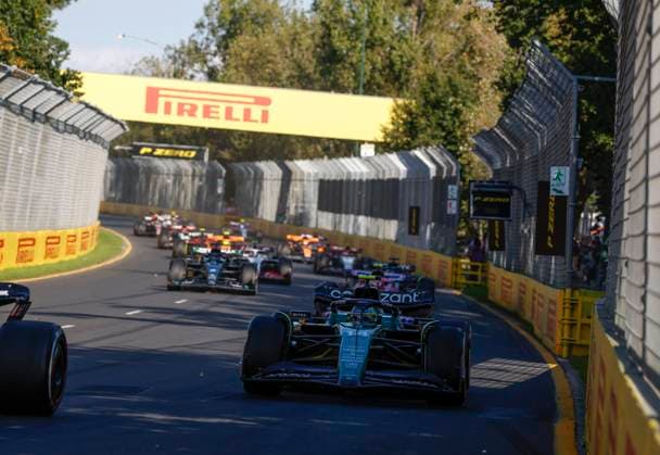 14 ALONSO Fernando (spa), Aston Martin F1 Team AMR23, action during the Formula 1 Rolex Australian Grand Prix 2023, 3rd round of the 2023 Formula One World Championship, WM, Weltmeisterschaft from March 31 to April 2, 2023 on the Albert Park Circuit, in Melbourne, Australia - F1 - AUSTRALIAN GRAND PRIX 2023 - RACE DPPI Panoramic  00122007_F12023GP03AUS_JK265214