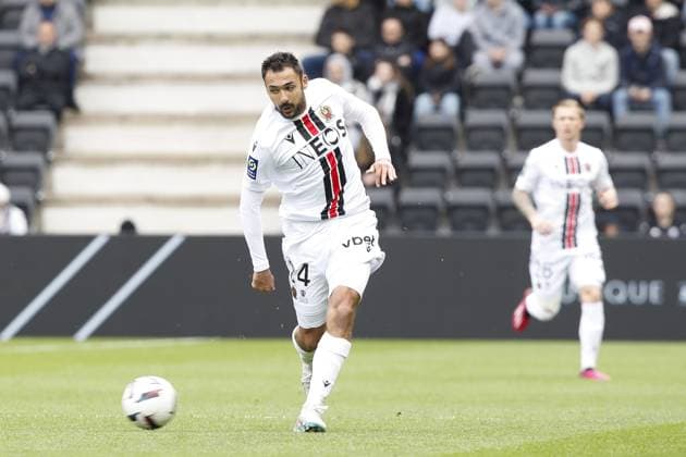 Gaetan Laborde (OGC Nice) FOOTBALL : SCO Angers Vs OGC Nice - Ligue 1 - 02 04 2023 MichaelBaucher Panoramic 