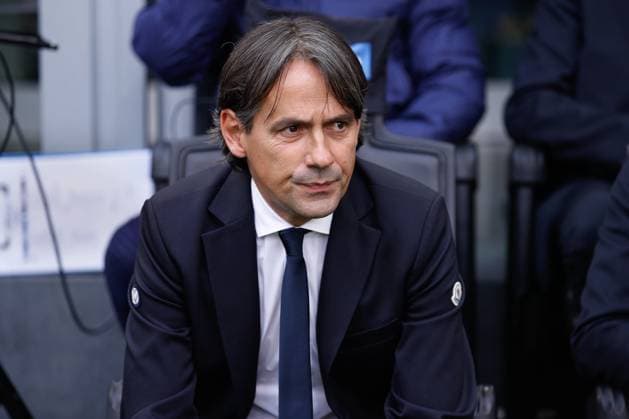 FC Inter vs Fiorentina - Serie A Tim 2022 2023 day 28 at San Siro Stadium Italy, Milan, apr 01 2023: Simone Inzaghi (FC Inter manager) seated in the bench prior the kick-off during FC INTER vs FIORENTINA, Serie A 2022-2023 day28 at San Siro stadium Milan Italy San Siro Stadium Copyright: FabrizioxAndreaxBertani