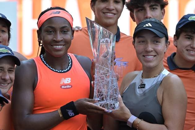 Tennis, WTA Tournament in Miami, Womens Doubles, Winners Coco Gauff and Jessica Pegula
