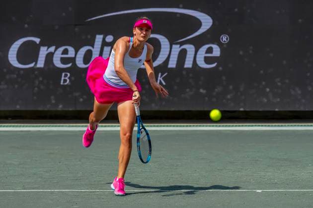 April 6, 2023, Charleston, SC, United States of America: (15) IRINA-CAMELIA BEGU ROU plays against (1) JESSICA PEGULA USA at the WTA, Tennis Damen Series for the Credit One Charleston Open in Charleston, SC, USA. WTA Series 2023: Credit One Charleston Open  - ZUMAa161 20230406_zaa_a161_181 Copyright: xWalterxG.xArcexSr.x