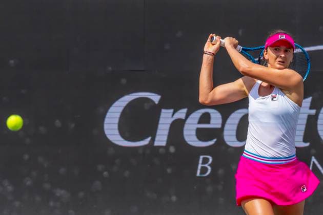 April 6, 2023, Charleston, SC, United States of America: (15) IRINA-CAMELIA BEGU ROU plays against (1) JESSICA PEGULA USA at the WTA, Tennis Damen Series for the Credit One Charleston Open in Charleston, SC, USA. WTA Series 2023: Credit One Charleston Open  - ZUMAa161 20230406_zaa_a161_183 Copyright: xWalterxG.xArcexSr.x