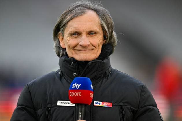 SOCCER - BL, Wattens vs WAC INNSBRUCK,AUSTRIA,07.APR.23 - SOCCER - ADMIRAL Bundesliga, qualification group, WSG Tirol vs Wolfsberger AC. Image shows Alfred Tatar (Sky).  GEPAxpictures xDanielxSchoenherr