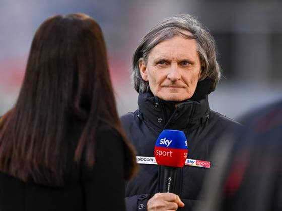 SOCCER - BL, Wattens vs WAC INNSBRUCK,AUSTRIA,07.APR.23 - SOCCER - ADMIRAL Bundesliga, qualification group, WSG Tirol vs Wolfsberger AC. Image shows Alfred Tatar (Sky).  GEPAxpictures xDanielxSchoenherr