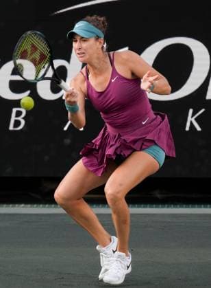 April 7, 2023: Belinda Bencic (SUI) defeated Ekaterina Alexandrova (RUS) 6-3, 6-3, at the Credit One Charleston Open being played at Family Circle Tennis Center in Charleston, South Carolina USA Tennisclix Charleston USA - ZUMAc04_ 20230407_zaf_c04_058 Copyright: xLesliexBillmanx