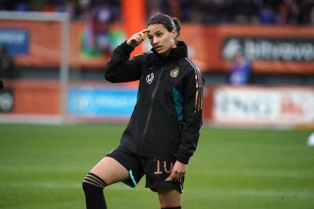 Football. Women, Dzsenifer Marozsan last appearance in national jersey, archive pictures