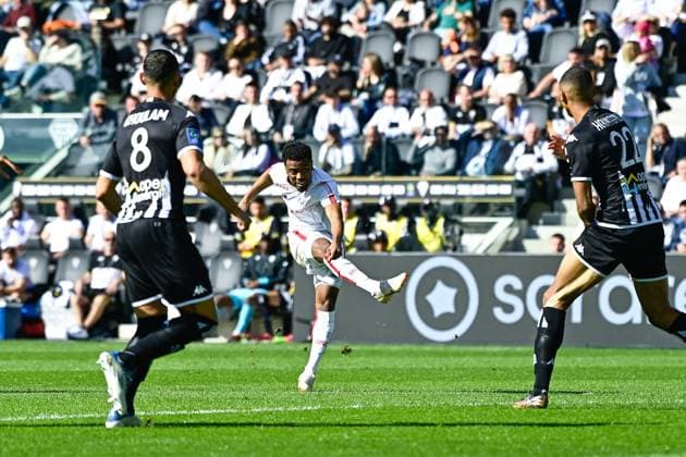 Angel GOMES ( 20 - Lille ) - FOOTBALL : Angers vs Lille - Ligue 1 - 08 04 2023 FedericoPestellini Panoramic 