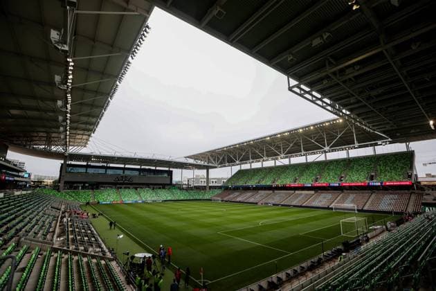 Women s International Friendly, Länderspiel, Nationalmannschaft Q2 Stadium, Austin, Texas, USA 8 4 2023 USA vs Republic of Ireland A view of the Q2 Stadium ahead of the game A view of the Q2 Stadium ahead of the game 8 4 2023  Copyright: x INPHO RyanxByrnex RB1_7339