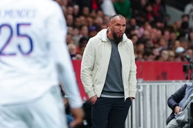 Didier Digard (entraineur de l OGC Nice) FOOTBALL : OGC Nice vs Paris SG - Ligue 1 Uber Eats - Nice - 08 04 2023 NorbertScanella Panoramic 