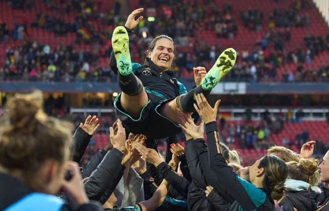 Bilder des Jahres 2023, Sport 04 April Sport Themen der Woche KW15 Sport Bilder des Tages Dzsenifer MAROZSAN, DFB 10 says good bye from the women national team, Nationalteam in the friendly DFB women match GERMANY - BRASIL 1-2 Preparation for WM World Championships 2023 in Australia, New Zealand ,Season 2022 2023, on Apr 11, 2023 in Nuremberg, Nürnberg, Germany.