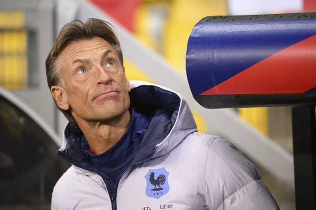 Herve Renard - Selectionneur Entraineur (Fra) FOOTBALL : France vs Canada - Match Amical - 11 04 2023 JBAutissier Panoramic 