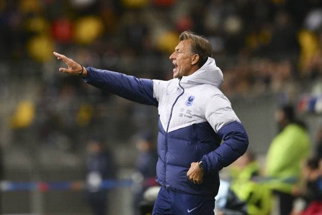 Herve Renard - Selectionneur Entraineur (Fra) FOOTBALL : France vs Canada - Match Amical - 11 04 2023 JBAutissier Panoramic 