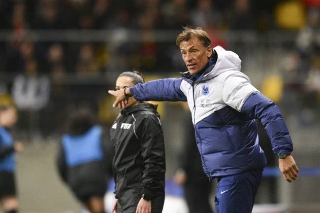 Herve Renard - Selectionneur Entraineur (Fra) FOOTBALL : France vs Canada - Match Amical - 11 04 2023 JBAutissier Panoramic 