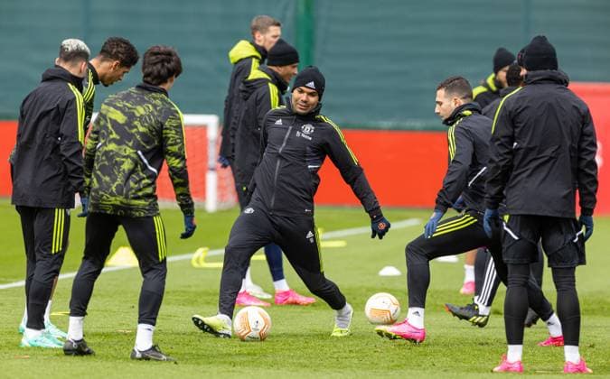 Football, EL, Manchester United, Training