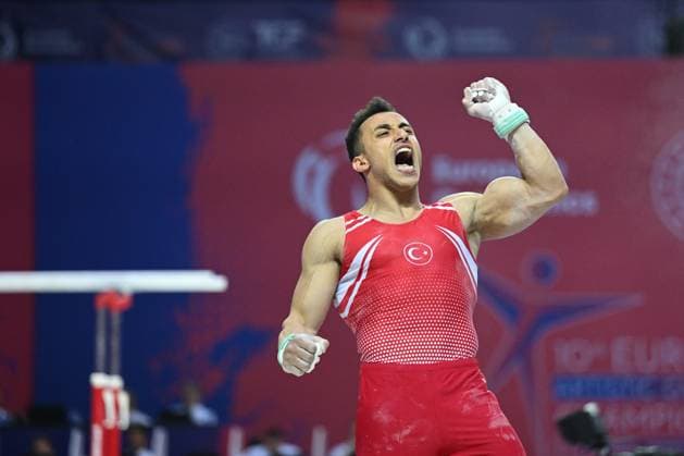 Bilder des Jahres 2023, Sport 04 April Sport Themen der Woche KW15 Sport Bilder des Tages April 13, 2023, Antalya, Turkey: Antalya, Turkey, Spor salon, April 13, 2023, ASIL Adem (TUR) gold medal AA during European Championsps Artistic Gymnastics - ALL AROUND MAG - Gymnastics. Gymnastics - European Championsps Artistic Gymnastics - ALL AROUND MAG, Antalya, Turkey  - ZUMAl164 20230413_zsa_l164_054 Copyright: xFilippoxTomasix