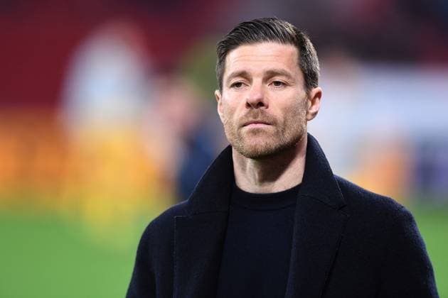 Soccer Europa League quarterfinals Bayer 04 Leverkusen Union Saint Gilloise on 13 04 2023 at the BayArena in Leverkusen Xabi Alonso coach head coach Leverkusen xHDx