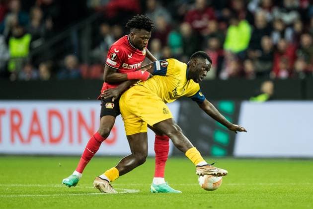 UEFA Europa League Bayer 04 Leverkusen Royale Union Saint Gilloise Edmond Tapsoba Bayer 04 Leverkusen, 12 , Victor Boniface Royale Union Saint Gilloise, 7 UEFA Europa League quarter-finals Bayer 04 Leverkusen Royale Union Saint Gilloise, BayArena Leverkusen Copyright: xBEAUTIFULxSPORTS Wunderlx