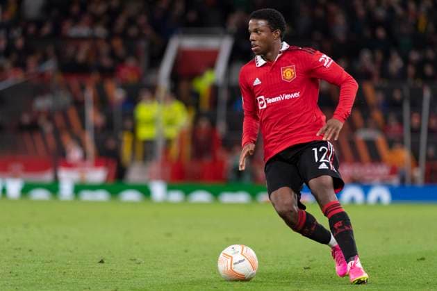 Old Trafford Tyrell Malacia of Manchester United, ManU during the UEFA Europa League football match between Man Utd v Seville at Old Trafford in Manchester, England. (RIchard Callis SPP) Copyright: xRIchardxCallisx xSPPx spp-en-RiCa-rmc130423-4995