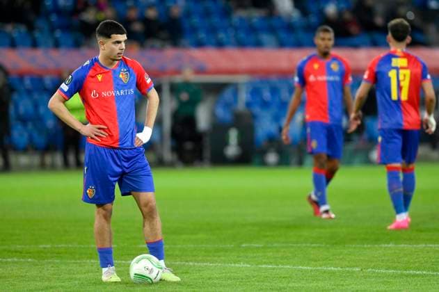 Mohamed Zeki Amdouni, FCB, FC Basel OGC Nice, UEFA Europa Conference quarterfinal, football, 13 04 2023