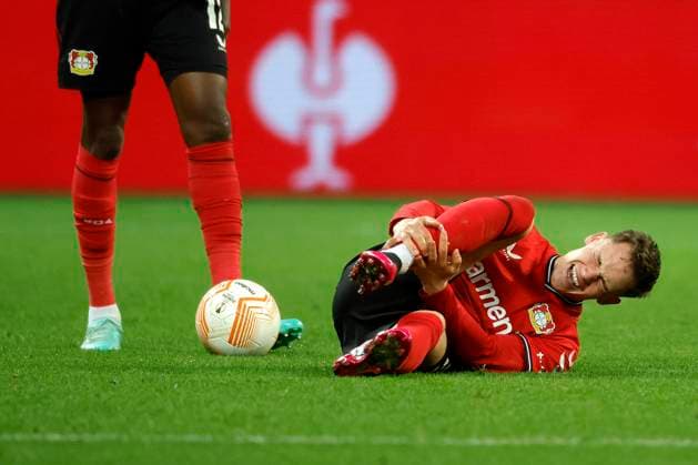 Leverkusen, Germany, UEFA Europa League, Bayer 04 Leverkusen Union Saint Gilloise 1 1 14 04 2023 at Bay Arena in Leverkusen Florian Richard WIRTZ LEV