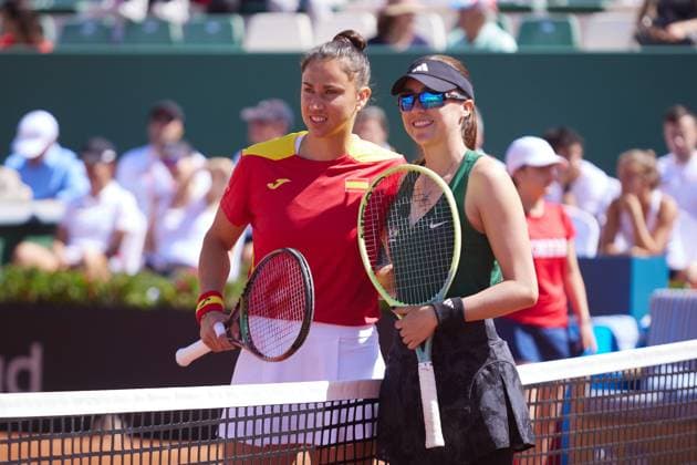Tennis, Billie Jean King Cup Qualifier in Malaga, Spain - Mexico