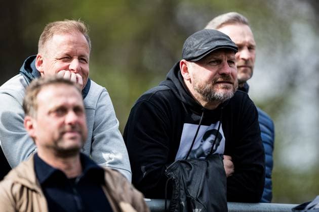 A Junior Bundesliga German Championship Semi Final 2022 23 1 FC Koeln U19 1 FSV Mainz 05 U19 Kevin McKenna and Steffen Baumgart coach 1 FC Koeln watch the semi final A Junior Bundesliga German Championship Semi Final 2022 23 1 FC Koeln U19 1 FSV Mainz 05 U19, Koeln, Franz Kremer Stadium Copyright: xBEAUTIFULxSPORTS Wunderlx