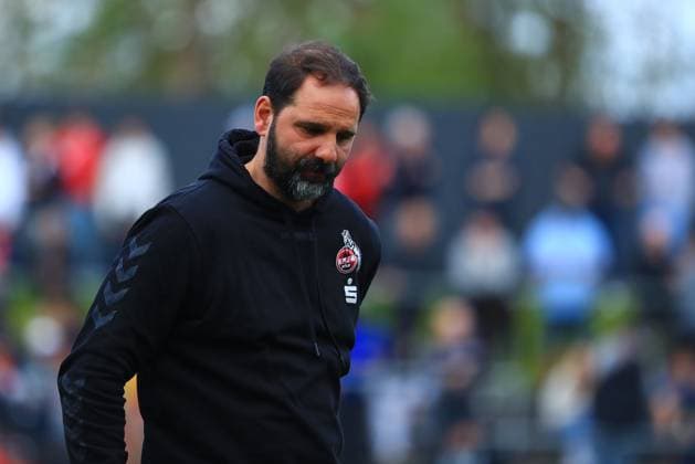 Coach Stefan Ruthenbeck Koeln looks thoughtful 1 FC Koeln vs 1 FSV Mainz 05, Football, A Junioren Bundesliga, 14 04 2023 DFB regulations prohibit any use of photographs as image sequences and or quasi video 1 FC Koeln vs 1 FSV Mainz 05, Football, A Junioren Bundesliga, 14 04 2023 Koeln Copyright: xEibner-Pressefotox EP_RWS