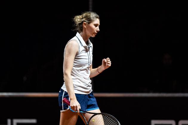 Cristina Bucsa ESP Porsche Tennis Grand Prix GP Stuttgart 2023, Billie Jean King Cup, Porsche Arena, 15 04 2023 Porsche Tennis Grand Prix GP Stuttgart 2023 Porsche Arena, 15 04 2023 Stuttgart, Germany Copyright: xEibner-Pressefoto RogerxBuerkex EP_EER