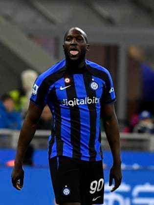 IPP20230415 Football - soccer: Serie A, Inter Milan - A.C. Monza, Romelu Lukaku (Verwendung nur in Deutschland - GERMANY ONLY) *** IPP20230415 Football soccer Serie A, Inter Milan A C Monza, Romelu Lukaku use only in Germany GERMANY ONLY 