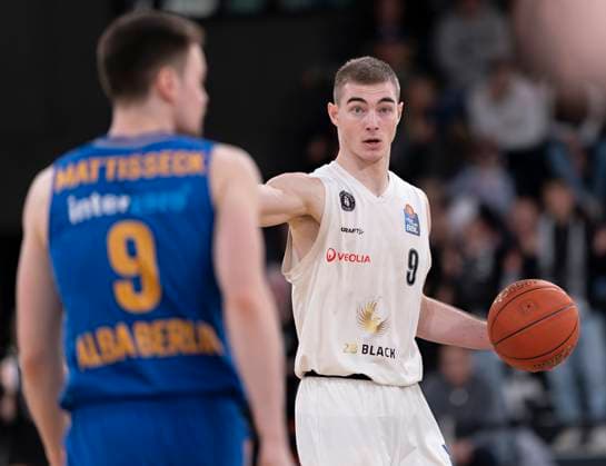 Ziga Samar Towers 16 04 23, Hamburg, Veolia Towers Hamburg vs Alba Berlin, easyCredit BBL, Basketball Bundesliga, 1 Liga, season 2022 2023, 28 matchday Â