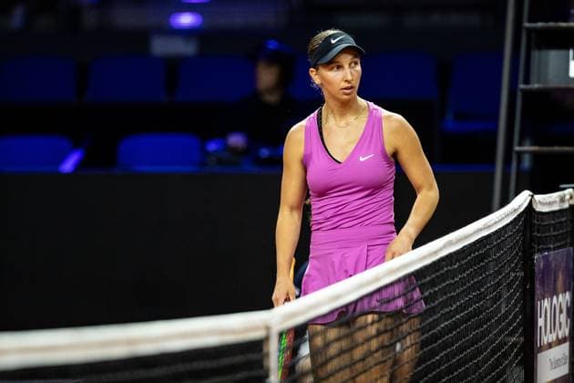 Tamara Korpatsch GER vs Cristina Bucsa ESP in picture Tamara Korpatsch GER Porsche Tennis Grand Prix GP Stuttgart 2023, Billie Jean King Cup, Porsche Arena, 17 04 2023 Porsche Tennis Grand Prix GP Stuttgart 2023 Porsche Arena, 17 04 2023 Stuttgart, Germany Copyright: xEibner-Pressefoto RogerxBuerkex EP_EER