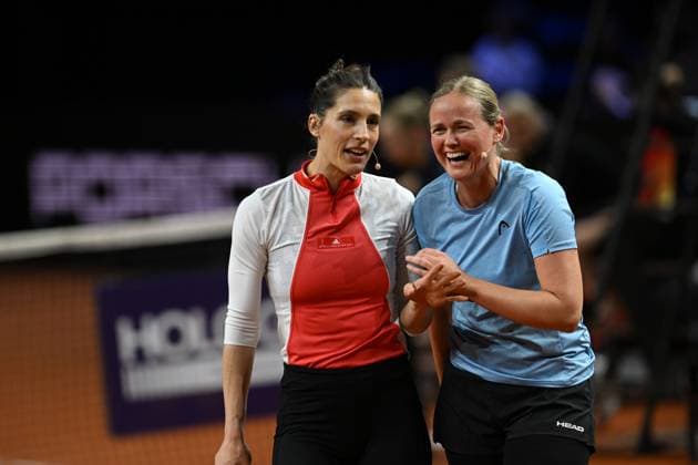 Porsche Tennis Grand Prix Andrea Petkovic, GER, Anna Lena Herzgerodt, GER