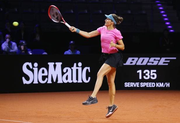 18 04 2023, Germany, Stuttgart, Porsche Tennis Grand Prix 2023, Tatjana Maria GER