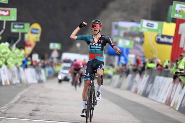 19-04-2023 Tour Of The Alps; Tappa 03 Renon - Brentonico San Valentino; 2023, Bora - Hansgrohe; Kamna, Lennard; Brentonico San Valentino; 