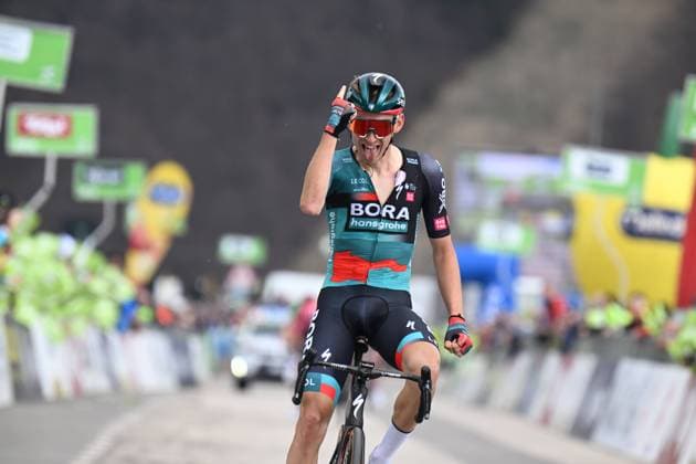 Sport Bilder des Tages 19-04-2023 Tour Of The Alps; Tappa 03 Renon - Brentonico San Valentino; 2023, Bora - Hansgrohe; Kamna, Lennard; Brentonico San Valentino; 