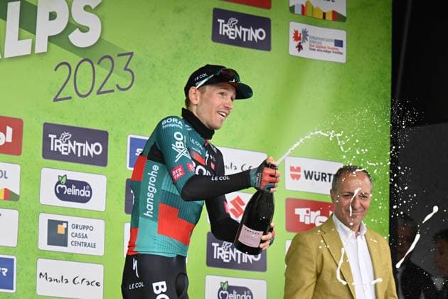 19-04-2023 Tour Of The Alps; Tappa 03 Renon - Brentonico San Valentino; 2023, Bora - Hansgrohe; Kamna, Lennard; Brentonico San Valentino; 