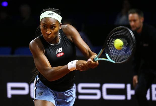 19 04 2023, Germany, Stuttgart, Porsche Tennis Grand Prix 2023, Coco Gauff USA