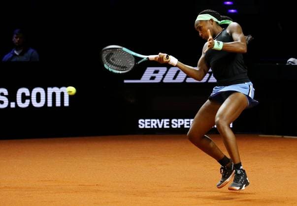 19 04 2023, Germany, Stuttgart, Porsche Tennis Grand Prix 2023, Coco Gauff USA