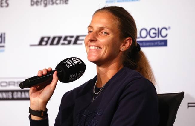 19 04 2023, Germany, Stuttgart, Porsche Tennis Grand Prix 2023, Karolina Pliskova CZE
