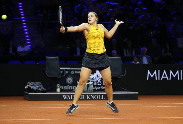 19 04 2023, Germany, Stuttgart, Porsche Tennis Grand Prix 2023, Jule Niemeier GER