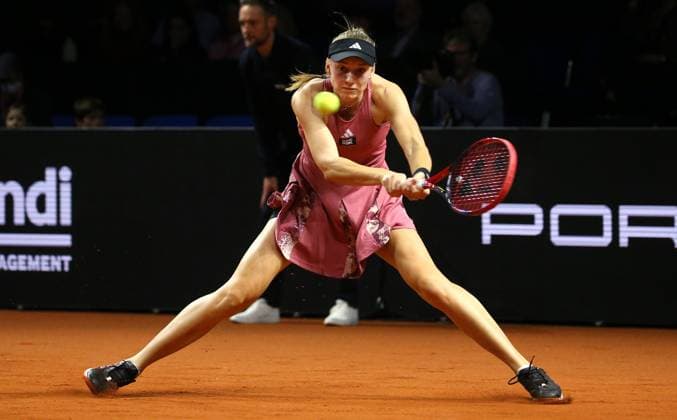 19 04 2023, Germany, Stuttgart, Porsche Tennis Grand Prix 2023, Elena Rybakina